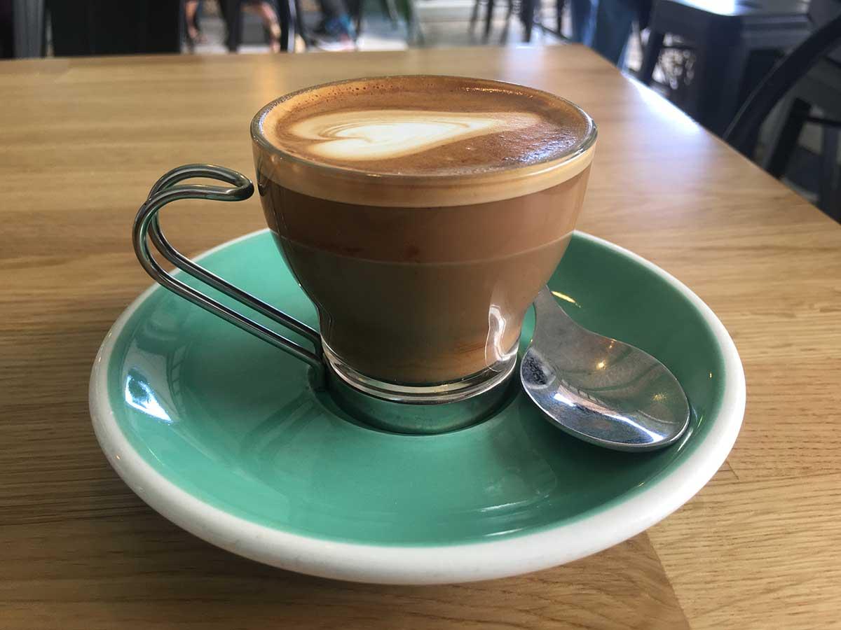 The actual coffee I had in Paekākāriki while posting this