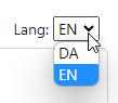 Language picker